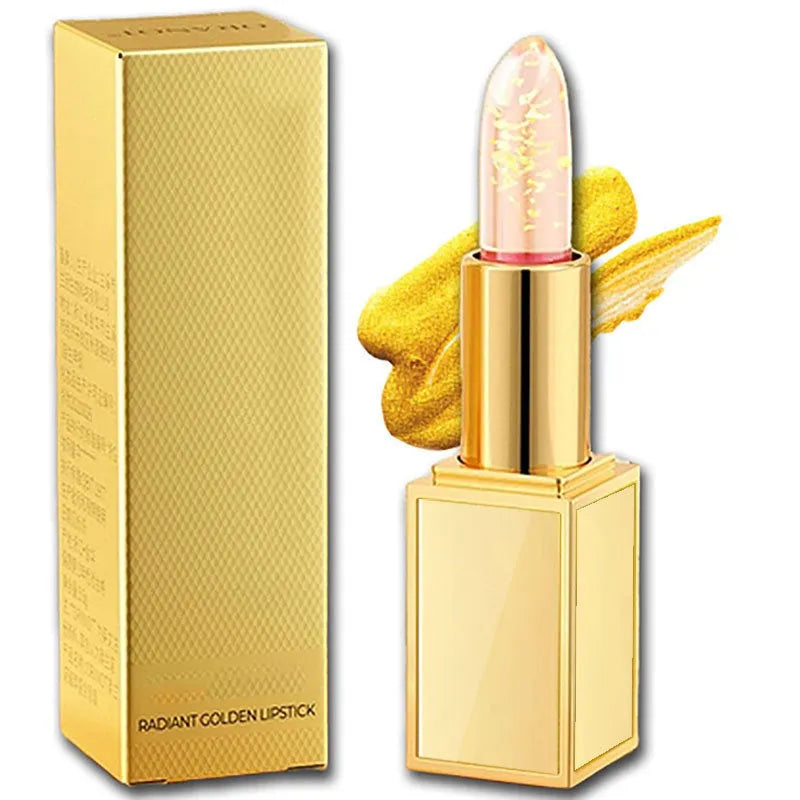 Temperature change lip balm in 3.5g tube with transparent colour adaptation