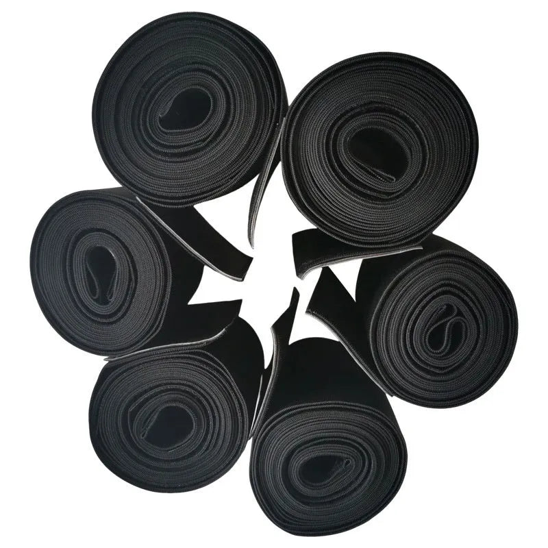 Low-stretch latex silk waist trainer belt in various lengths for women's torso support.