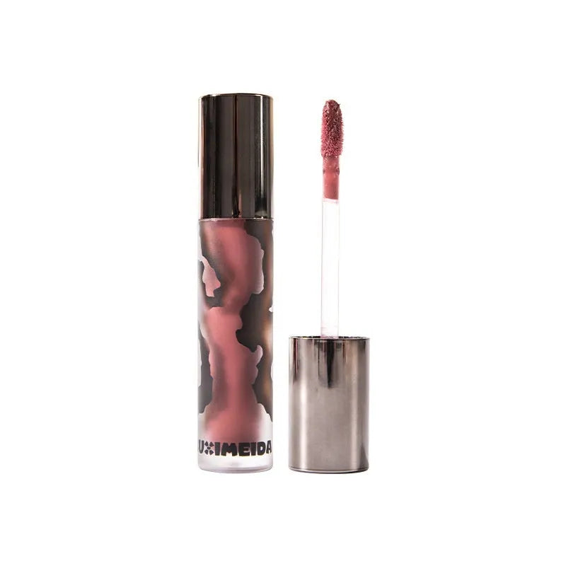Lava Secret Matte Lip Mud Lipstick in 3.2g tube with five colour options showing transfer-resistant technology