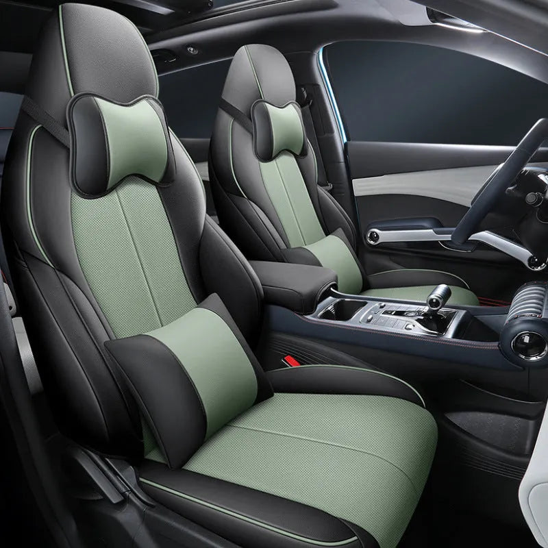 BYD Yuan PLUS car seat cushion cover measuring 70x55x18cm with back half and full pack configurations