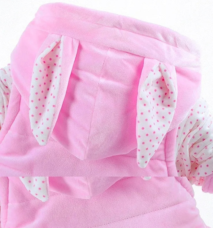 Baby girl pink purple yellow autumn winter three-piece clothing set with jacket vest trousers
