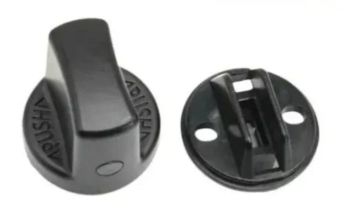 Black ABS ignition knob cover for automobiles, single switch cover model 4408A1674408A031