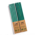 Green Rod hexagonal wooden pencils showing 2B and HB graphite grades in 10-pack box