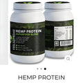 Hemp protein powder 1 pound pack, plant-based vegan-friendly supplement for smoothies and shakes