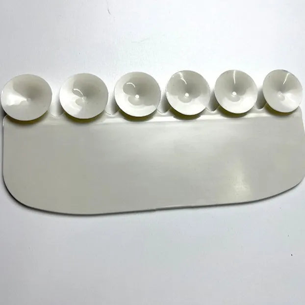 White PVC toilet training urine blocking board with 25cm diameter for children's splash prevention