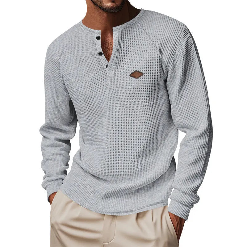 Loose fit raglan sleeve long sleeve shirt in quick-drying polyester fibre fabric