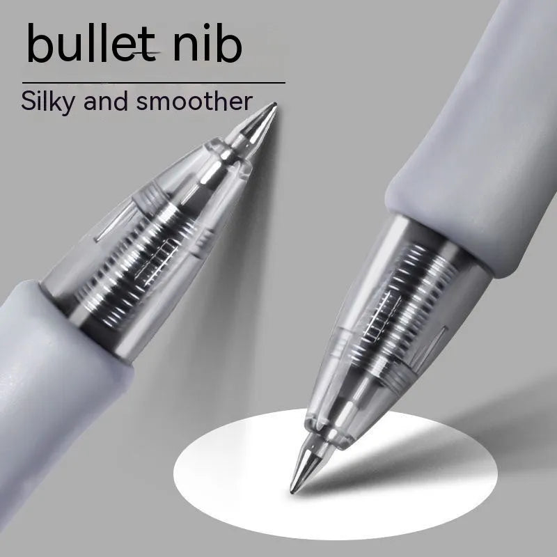 Fashion Personality 0.5mm gel pen in plastic barrel with black blue red ink options for office and student use