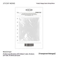 Today's Happy Series sticky notes pad with 30 pages and 120x80mm size in various cover colours