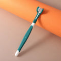 Plastic nylon pet toothbrush in multiple colour options for dog and cat dental care