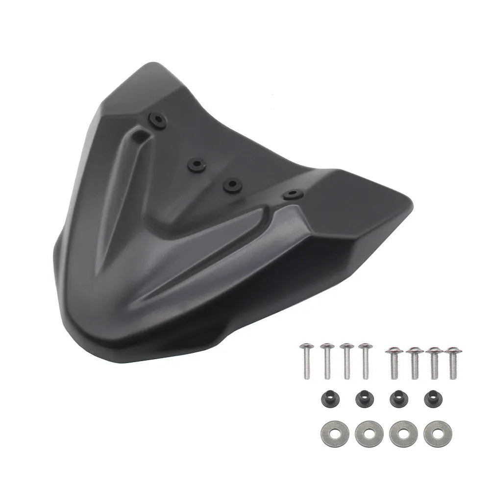 Black ABS fixed wind front wing for KTM 390/790 Adventure motorcycles 2019-2021 models