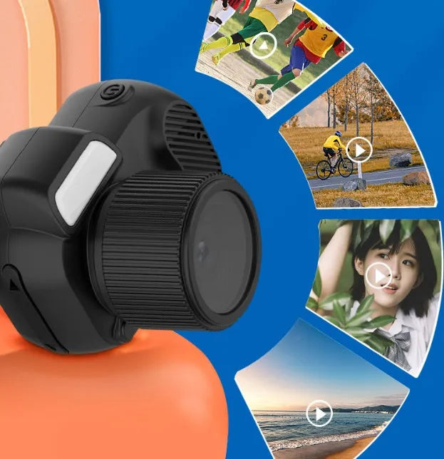 Black Y3000 HD outdoor sports camera with 0.96-inch display screen showing recording interface