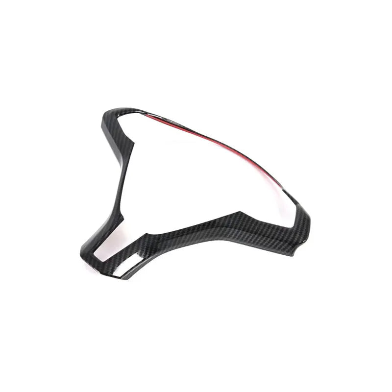 Tesla Model S steering wheel decorative frame in carbon fibre colour finish
