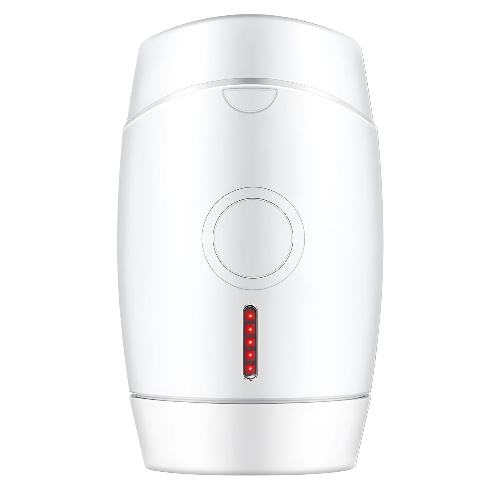 White home IPL laser hair removal device on a table.