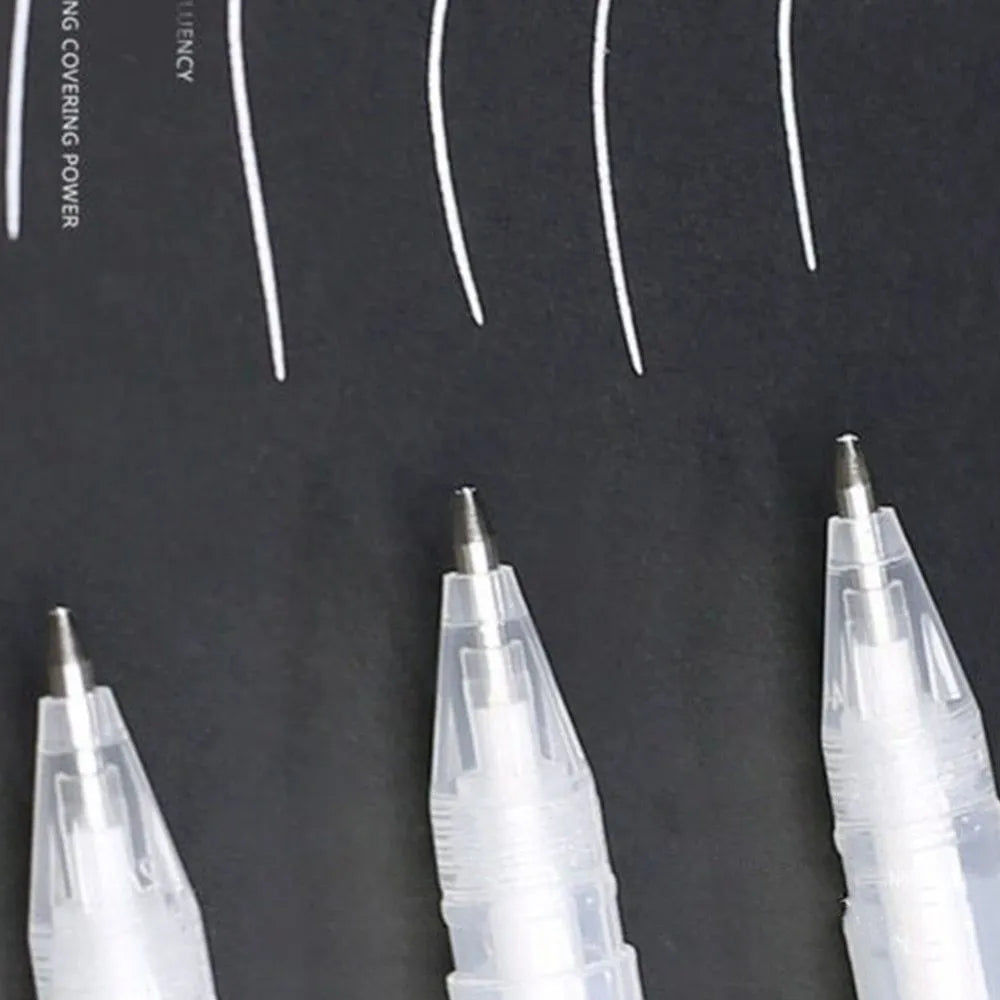 Touchnew highlight pen with 0.8mm tip for hand-painted stroke work in three metallic colours