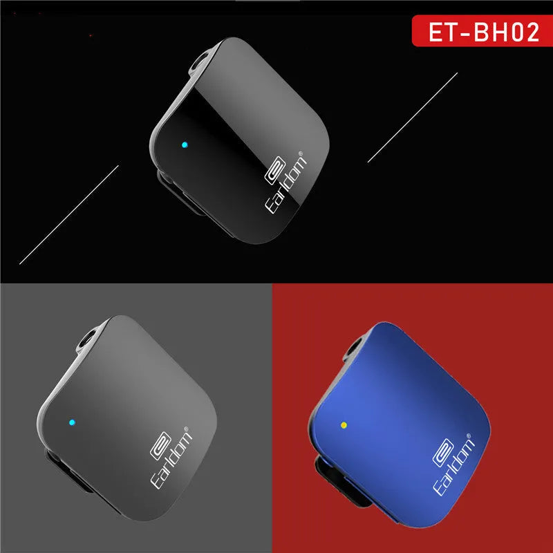 Bluetooth running headphones with lavalier design in black, grey, or red colours, showing wireless earpieces for hands-free audio