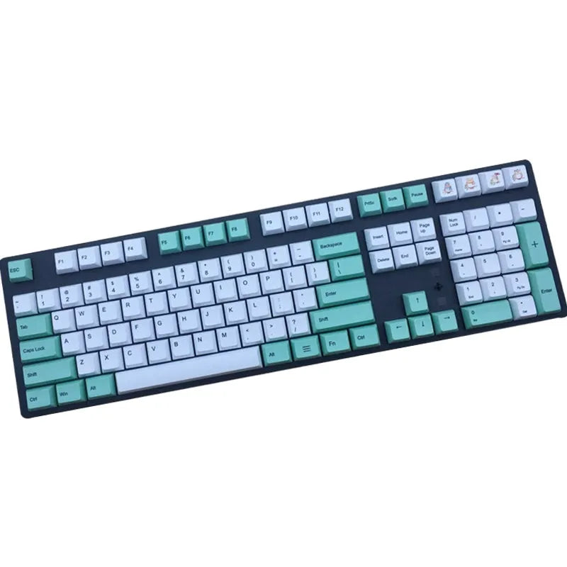 PBT sublimation keycaps with Japanese, Russian and Korean legends for mechanical keyboards