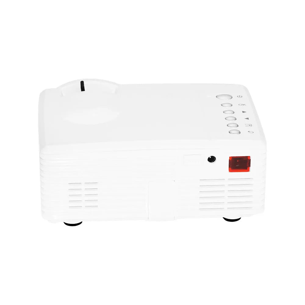 Sida SD30 children projector, single-chip LCD, 450 lumens, 320x240, 20-80 inch screen, USB SD AV, Black or White