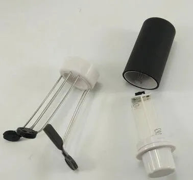 White and black wireless automatic kitchen stirrer blender with three speed buttons