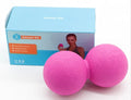 Peanut massage ball in black, blue, green, orange, pink or purple, high density lightweight for full body trigger point massage