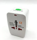 Multi-function conversion plug measuring 73x50x39mm with universal charger and travel socket adapter capabilities