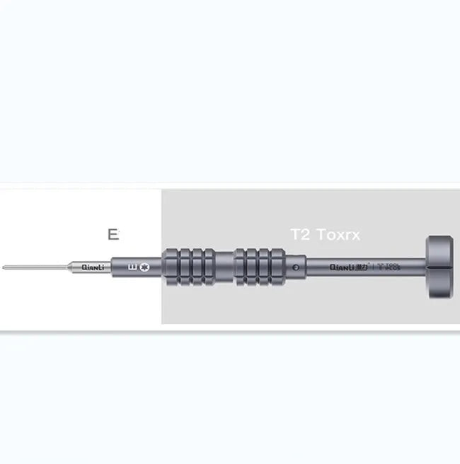 Grenade-shaped aluminium handle screwdriver with multiple head types for iPhone repair