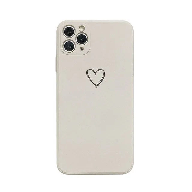 Silicone iPhone back cover case in multiple colours showing TPU material and precise model compatibility