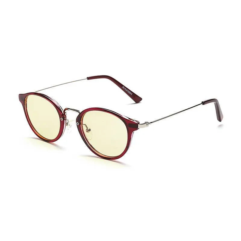 Unisex anti-blue light literary glasses frame in PC material with full frame design