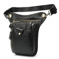 Crazy horse leather satchel bag with adjustable shoulder strap showing 30cm wide structured compartment