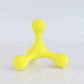 TPR molar dog toy in blue, 10x10cm, for dogs and cats, designed for teeth cleaning and fresh breath