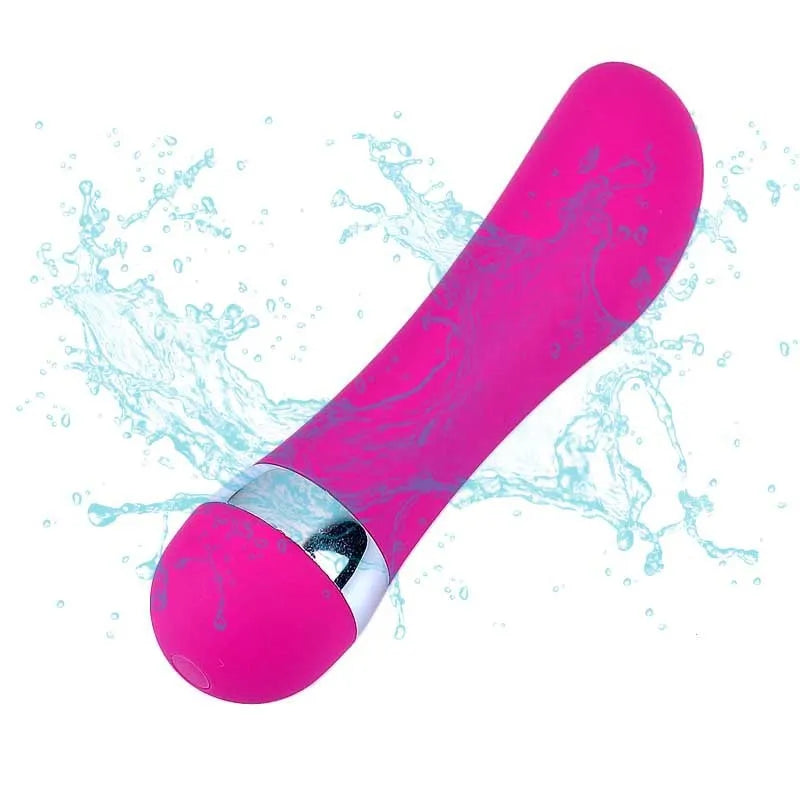 Realistic mini dildo vibrator with six style options for women, battery-powered with integrated moulding construction
