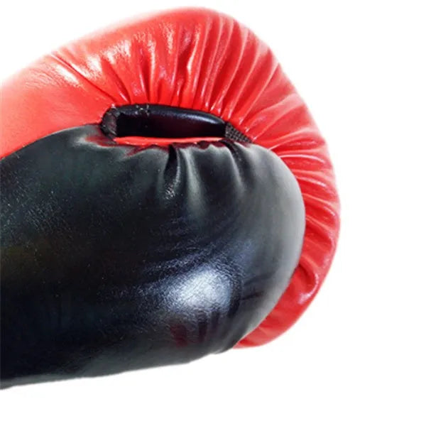 Adult PU boxing gloves in red, blue, white, pink or orange, available in 8oz, 10oz and 12oz sizes