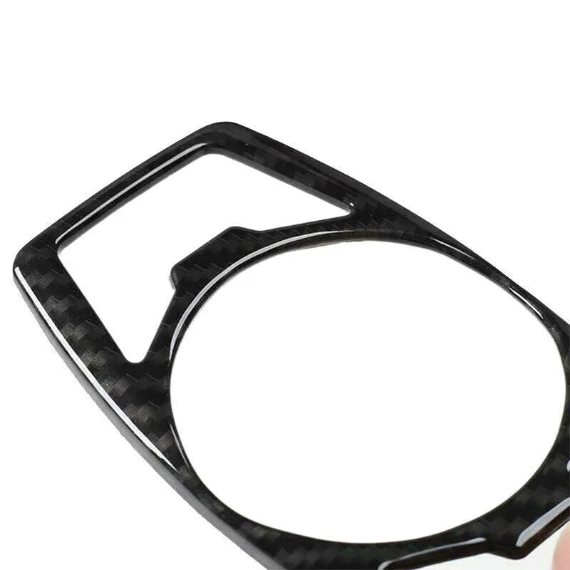 Carbon fibre pattern adhesive patch for Ford F150 Raptor headlight control panel