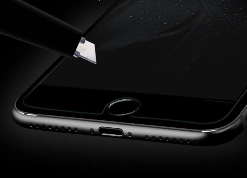 Tempered glass anti-spy privacy screen protector for Apple iPhone models with anti-reflective coating