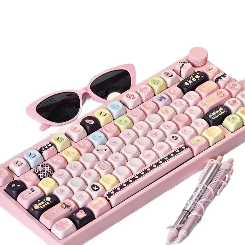 Shugo Chara MOA PBT keycap with five-sided sublimation printing, 32 x 20 x 12 mm single mechanical keyboard keycap