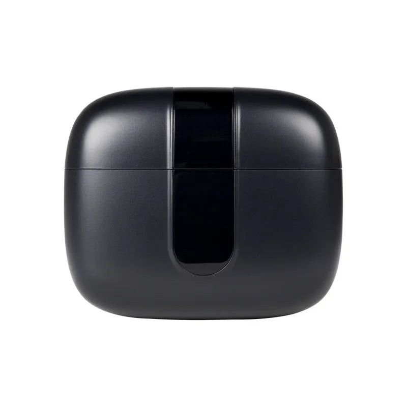 Jerry X08 black in-ear wireless headphones with digital display charging case and USB cable