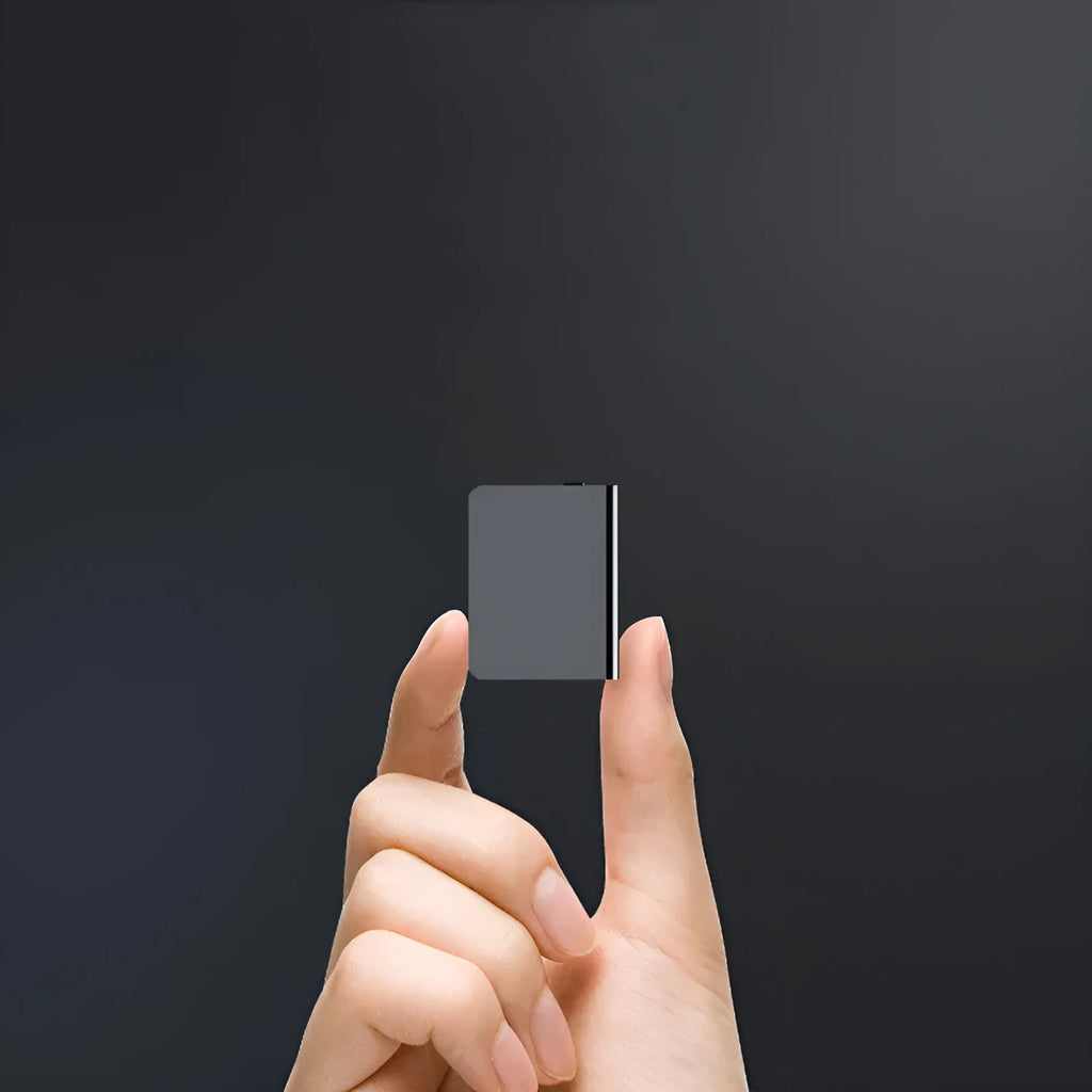 Black high definition noise reduction digital voice recorder with zinc alloy shell