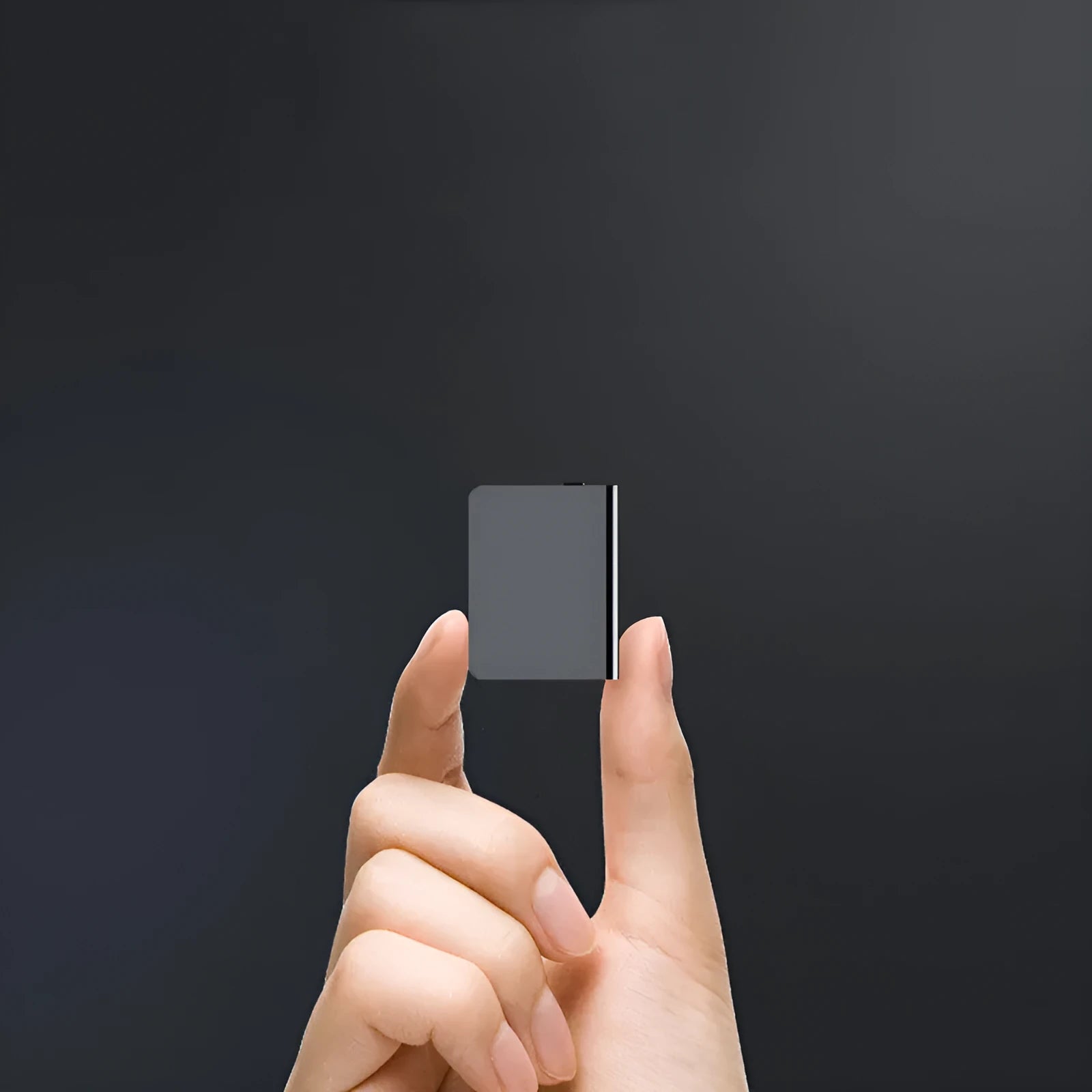 Black high definition noise reduction digital voice recorder with zinc alloy shell
