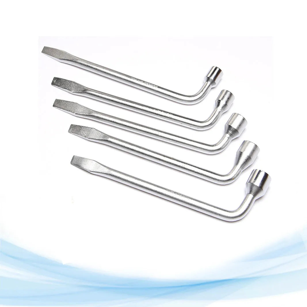 A 19mm L-shaped socket wrench tool made from dark CR-V steel.