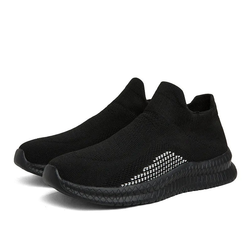 Popcorn Flyknit Socks Casual Sneaker in solid colour with fabric upper and viscose sole, low-top design