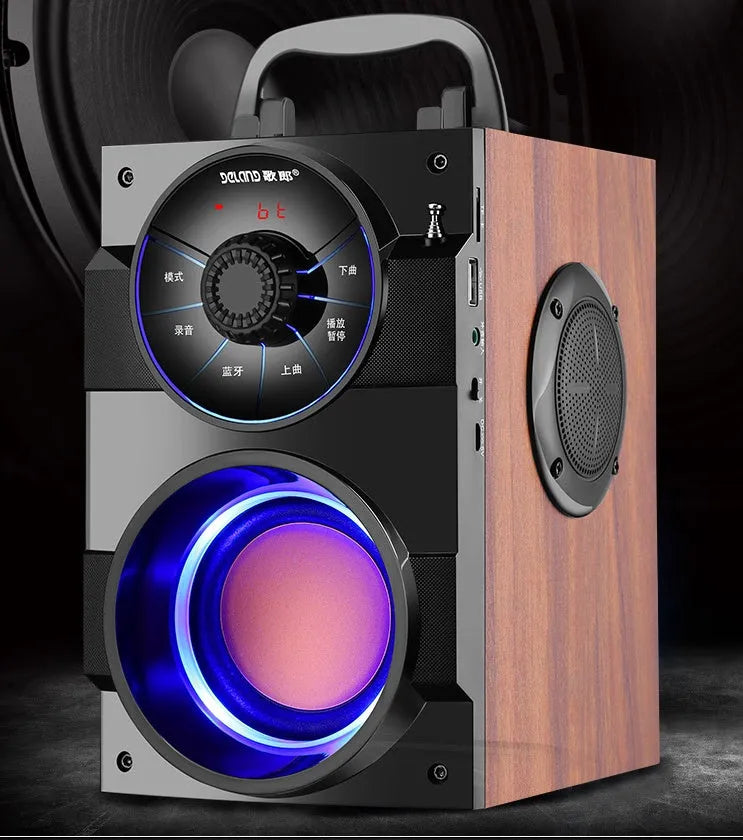 Black portable mini home audio system with subwoofer and satellite speakers, 1.2m cable, for 3.5mm devices