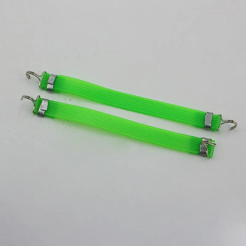Pair of 304 stainless steel tree climbing spikes with sharp claws and two fastening straps