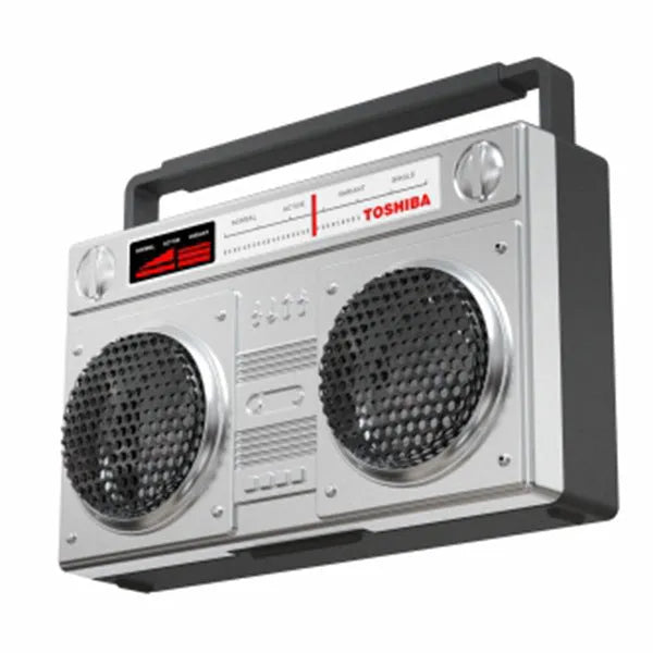 Retro cassette design car air vent diffuser in gold or silver zinc alloy