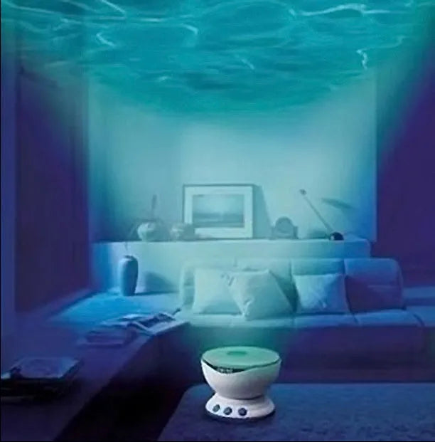 Blue ocean lamp projection lamp LED projecting ocean scenes up to 5 metres with DLP correction