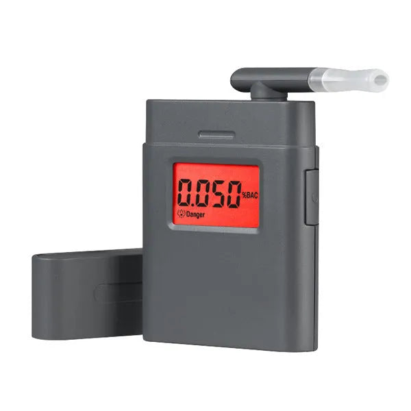 Black AT-838 portable breath alcohol detector for driver testing