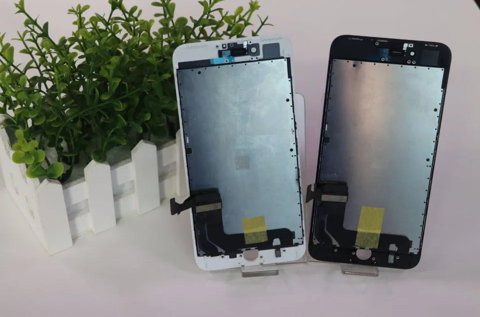 Replacement LCD touch screen assembly for iPhone models 6 to 8 Plus with disassembly tool