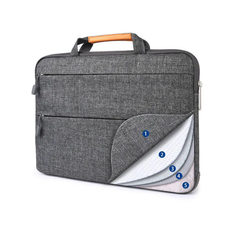Microsoft Surface Pro 4 13-inch protective sleeve in black or grey with 600D nylon SPU outer and front pocket