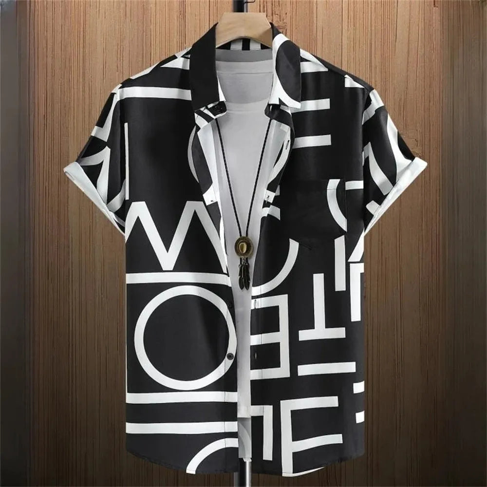 Men's camouflage print t-shirt with 3D digital printing and short sleeves on elastic polyester fabric