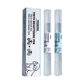 Yegbong pet teeth whitening pen with 3ml+3ml dual-formula and two dental brushes for dog and cat tartar removal
