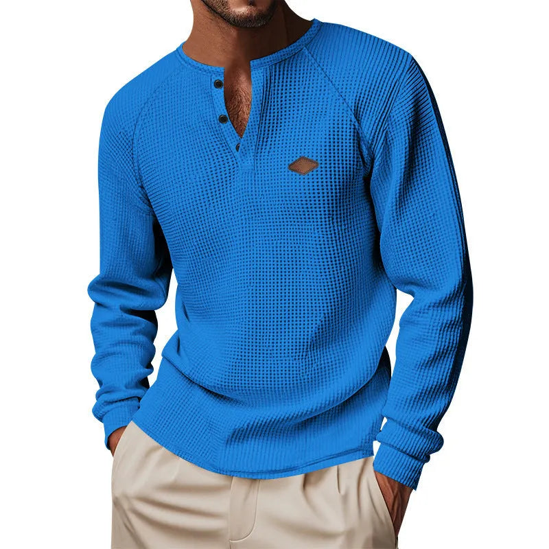 Loose fit raglan sleeve long sleeve shirt in quick-drying polyester fibre fabric