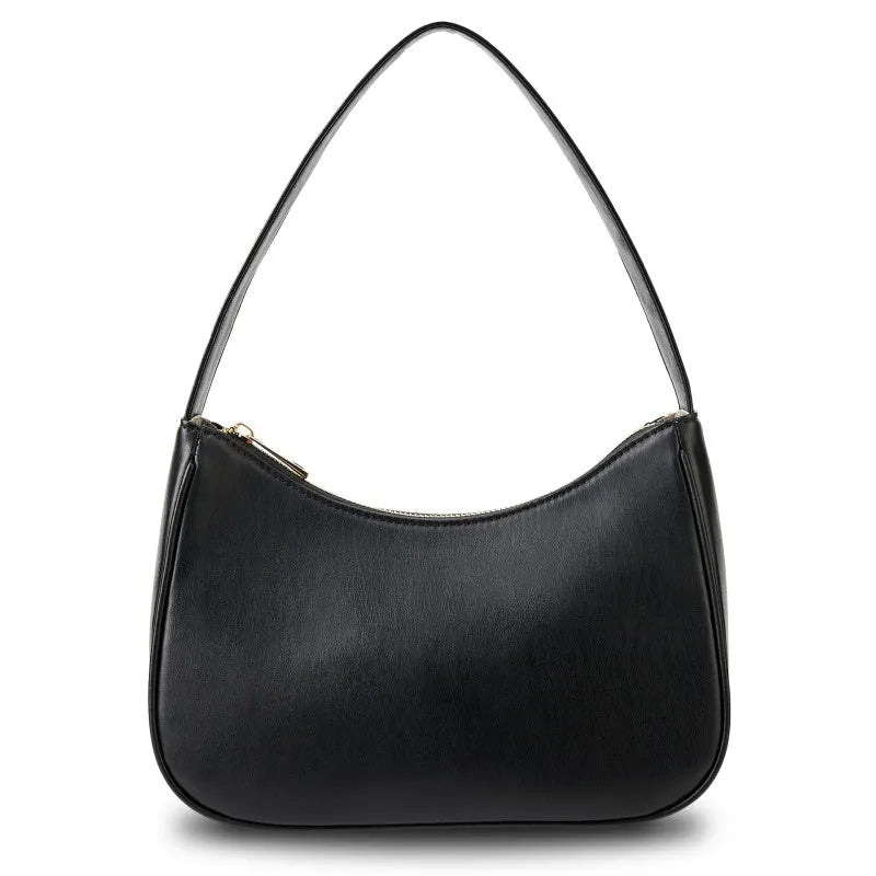 Retro style waterproof PU shoulder bag with an adjustable strap, shown in a selected colour.